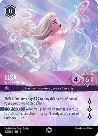 Disney Lorcana: Elsa - Spirit of Winter (Enchanted)